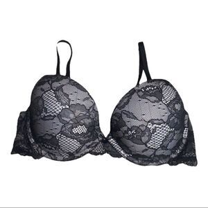 Victoria’s Secret black lace Biofit Demi Uplift 34D